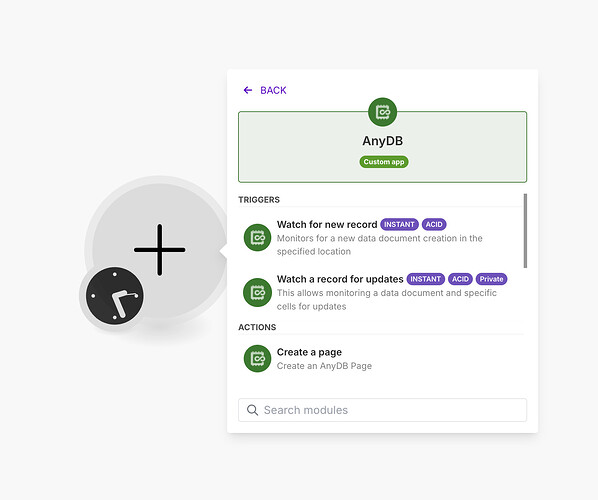 AnyDB - Make.com Integration