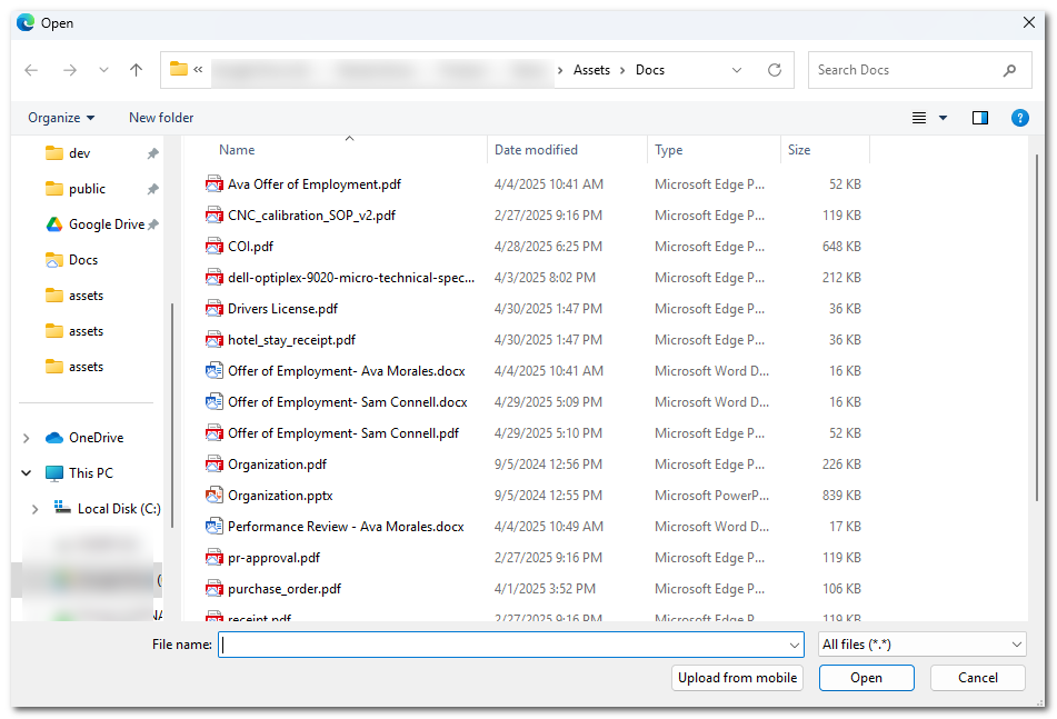 Select File